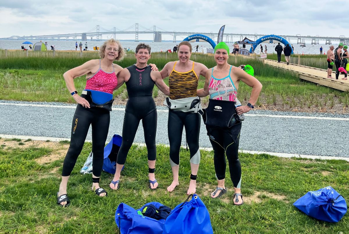 LOTS of L4 Swimmers taking on the Bay! 2025